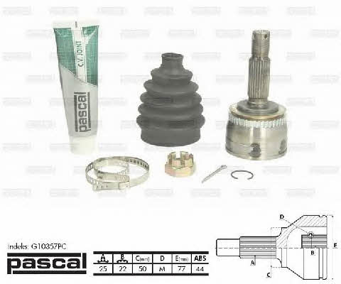 Pascal G10357PC Constant velocity joint (CV joint), outer, set G10357PC