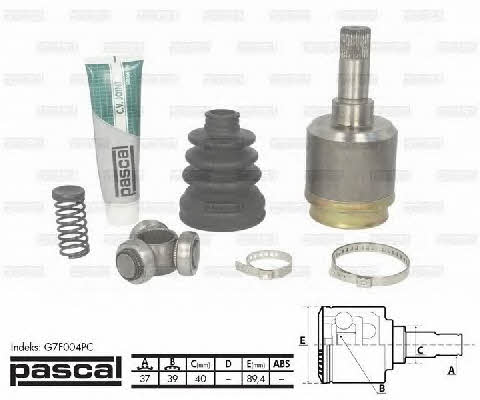 Pascal G7F004PC Constant Velocity Joint (CV joint), inner left, set G7F004PC