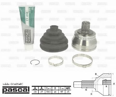 Pascal G1A054PC Constant velocity joint (CV joint), outer, set G1A054PC