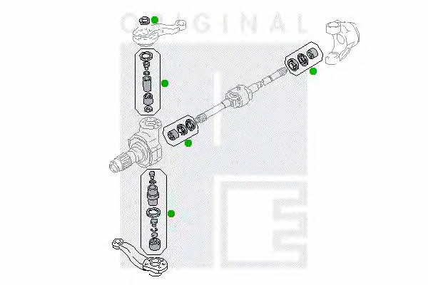 PE Automotive 2311-01371-0281-01 Stub Axle Mounting 231101371028101