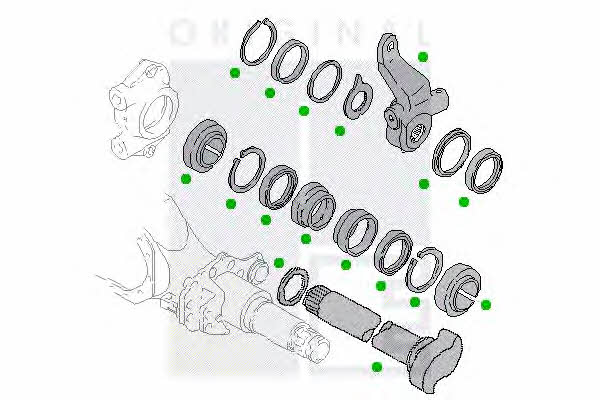 PE Automotive 2313-01387-0250-01 Brake Shaft 231301387025001