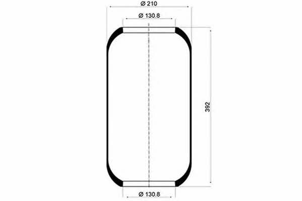 PE Automotive 084.007-10A Boot, air suspension 08400710A