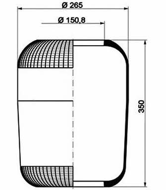 PE Automotive 084.015-10A Boot, air suspension 08401510A