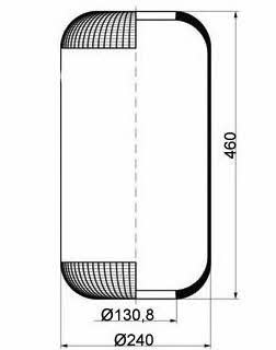 PE Automotive 084.092-10A Boot, air suspension 08409210A