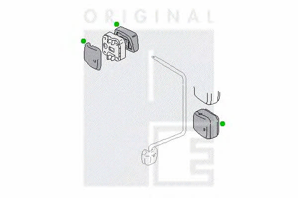 PE Automotive 2141-01500-0456-03 Outside Mirror 214101500045603