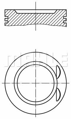 Mahle/Perfect circle 56 14708 L Piston 5614708L