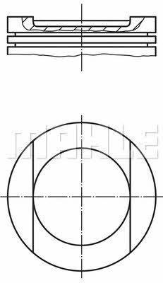 Mahle/Perfect circle 56 04888 0 Piston 56048880