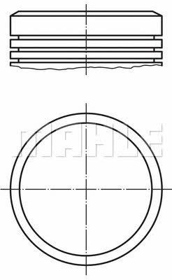 Mahle/Perfect circle 56 11608 0 Piston 56116080