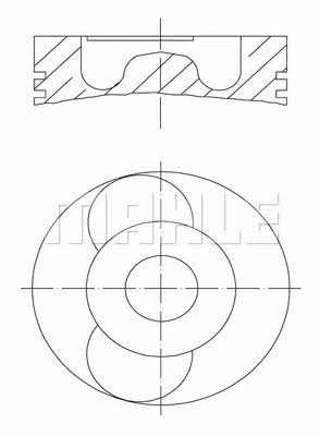 Mahle/Perfect circle 56 02468 0 Piston 56024680