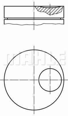 Mahle/Perfect circle 56 06328 1 Piston 56063281