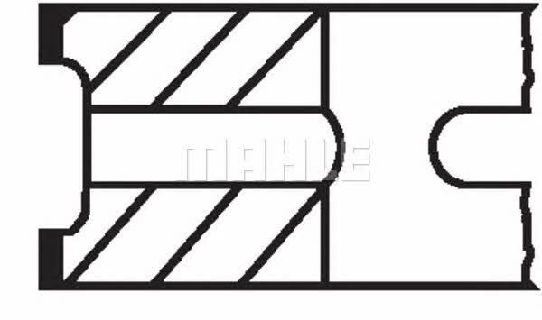 Mahle/Perfect circle 47 90202 0 Piston Ring Kit 47902020