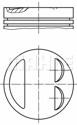 Mahle/Perfect circle 56 00478 1 Piston 56004781