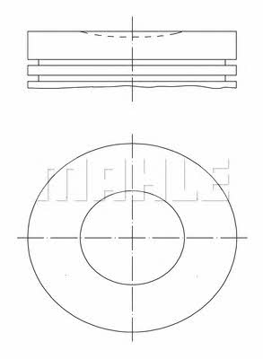 Mahle/Perfect circle 56 14568 P Piston 5614568P