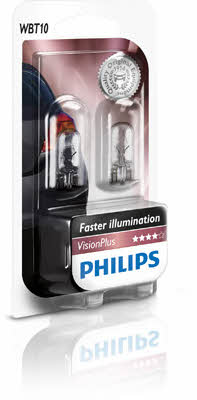 Glow bulb W6W 12V 6W Philips 12040VPB2