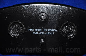 PMC PKB-031 Brake Pad Set, disc brake PKB031