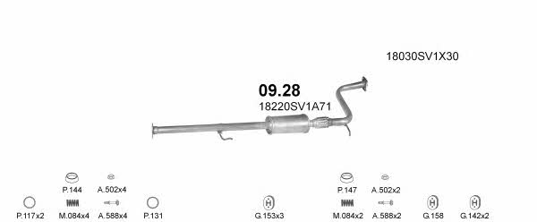 Polmostrow POLMO03961 Exhaust system POLMO03961 POLMO03961 Polmostrow Exhaust system