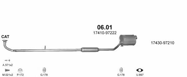 Polmostrow POLMO01846 Exhaust system POLMO01846