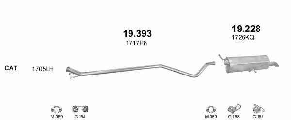 Polmostrow POLMO00207 Exhaust system POLMO00207 POLMO00207 Polmostrow Exhaust system