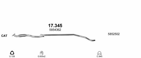 Polmostrow POLMO04197 Exhaust system POLMO04197