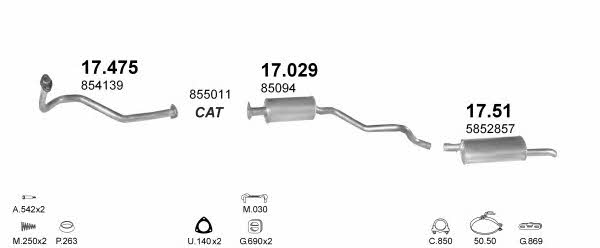 POLMO06753 Polmostrow Exhaust system