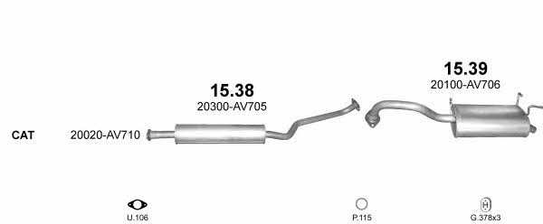  POLMO06146 Exhaust system POLMO06146