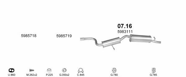  POLMO02635 Exhaust system POLMO02635