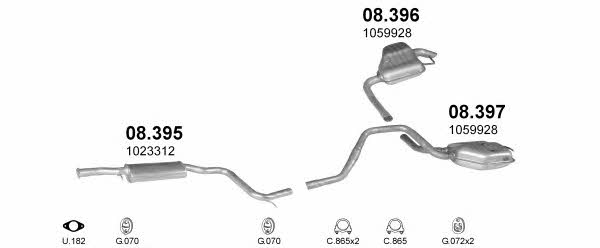 POLMO03471 Polmostrow Exhaust system