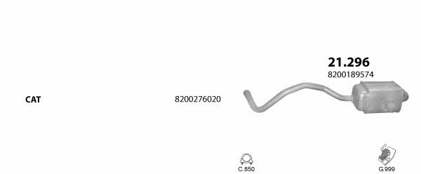  POLMO99024 Exhaust system POLMO99024