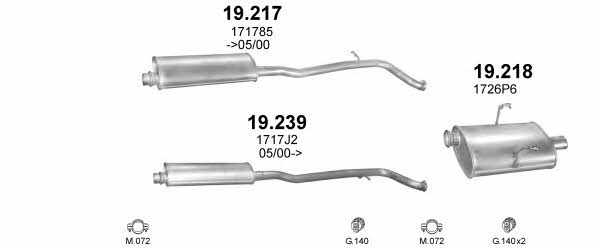 Polmostrow POLMO07851 Exhaust system POLMO07851 POLMO07851 Polmostrow Exhaust system