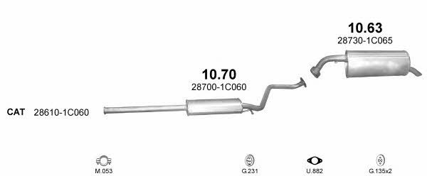 POLMO99272 Polmostrow Exhaust system