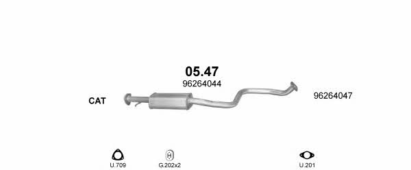  POLMO99279 Exhaust system POLMO99279