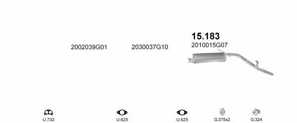  POLMO05833 Exhaust system POLMO05833