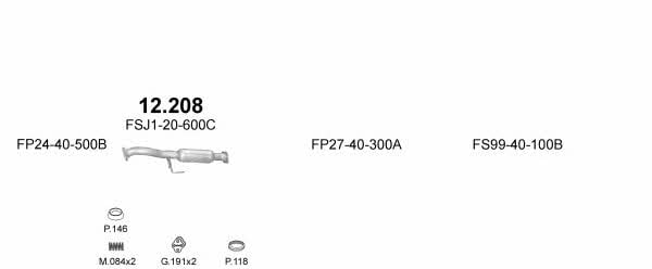 POLMO99498 Polmostrow Exhaust system