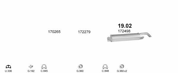 Polmostrow POLMO07481 Exhaust system POLMO07481 POLMO07481 Polmostrow Exhaust system