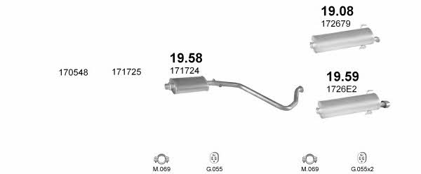 POLMO07511 Polmostrow Exhaust system