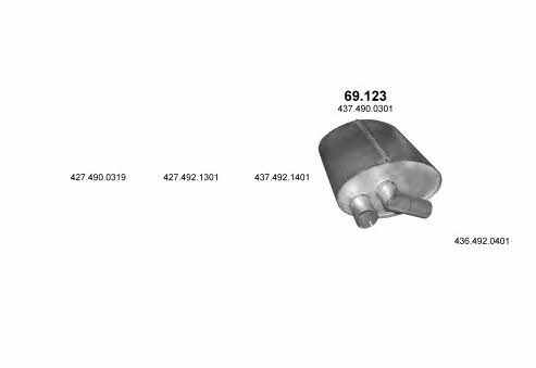 POLMO05456 Polmostrow Exhaust system