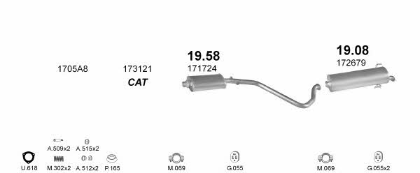 POLMO07505 Polmostrow Exhaust system