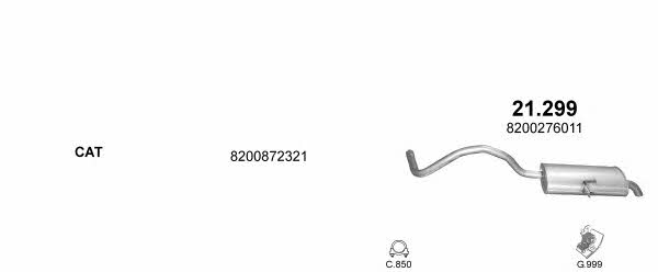 Polmostrow POLMO07439 Exhaust system POLMO07439