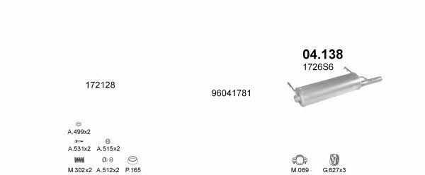 POLMO01812 Polmostrow Exhaust system