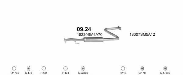 POLMO03984 Polmostrow Exhaust system