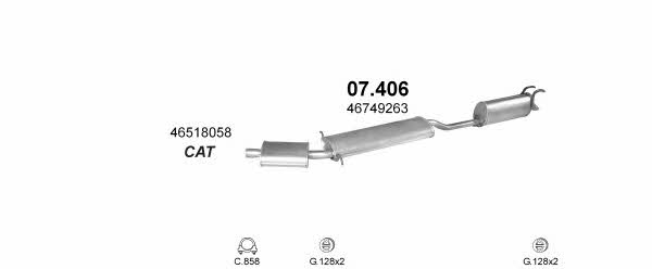 POLMO02274 Polmostrow Exhaust system