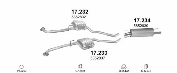 POLMO07004 Polmostrow Exhaust system