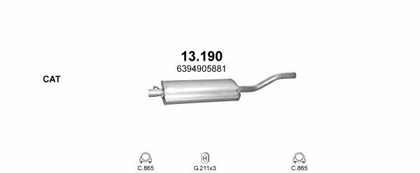 POLMO99192 Exhaust system POLMO99192
