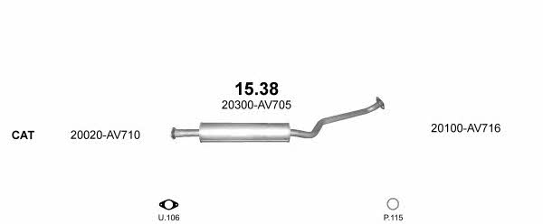 Polmostrow POLMO06148 Exhaust system POLMO06148