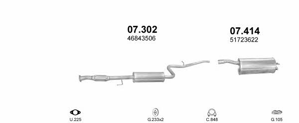 Polmostrow POLMO30365 Exhaust system POLMO30365