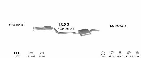  POLMO05322 Exhaust system POLMO05322