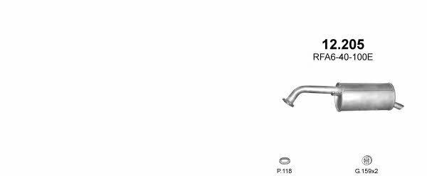 Polmostrow POLMO90205 Exhaust system POLMO90205 POLMO90205 Polmostrow Exhaust system