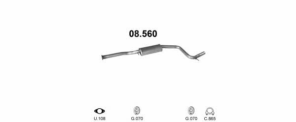 Polmostrow POLMO00920 Exhaust system POLMO00920 POLMO00920 Polmostrow Exhaust system