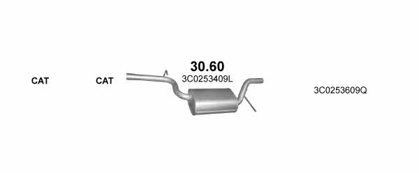  POLMO07549 Exhaust system POLMO07549