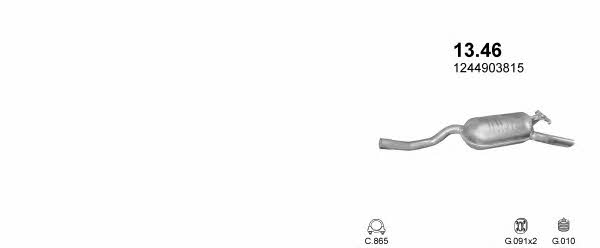 POLMO30179 Polmostrow Exhaust system